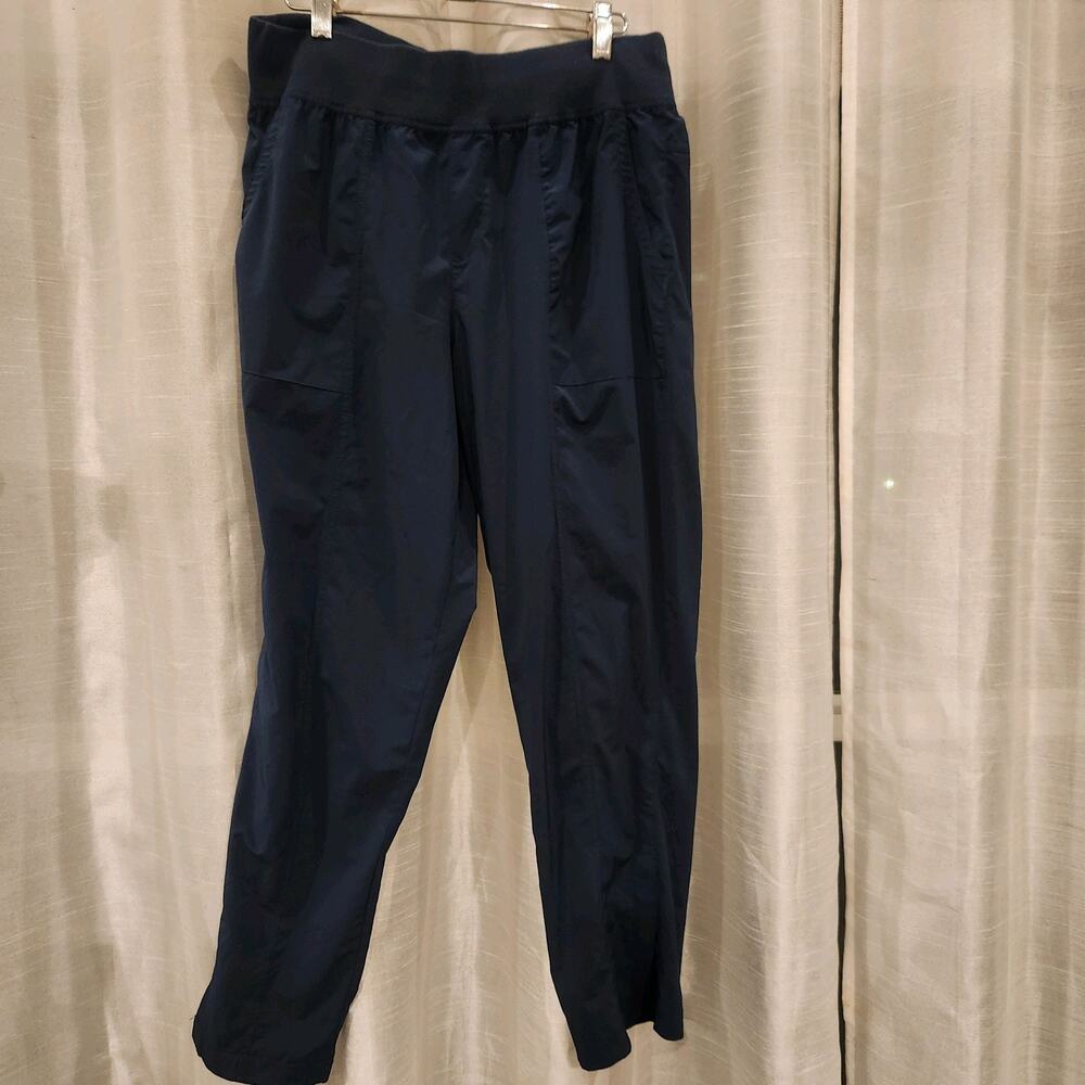 Halcyon‎ Navy Blue Casual/Yoga/Exercise Pants, A Grade, Women's Size Large